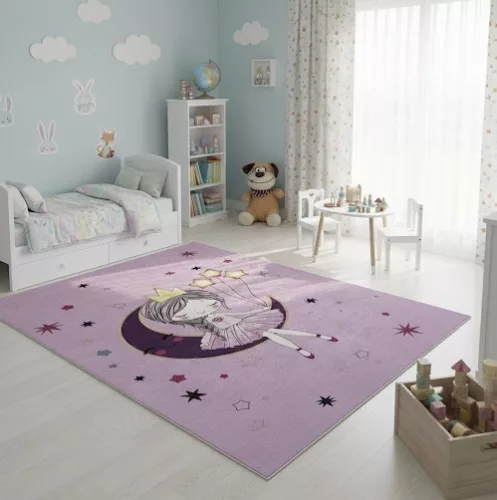 Princess hold mintás gyerekszőnyeg 70x140 cm