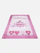 Princess kastély mintás gyerekszőnyeg 130x180 cm
