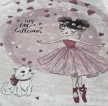 Balerina mintás gyerekszőnyeg 70x140 cm