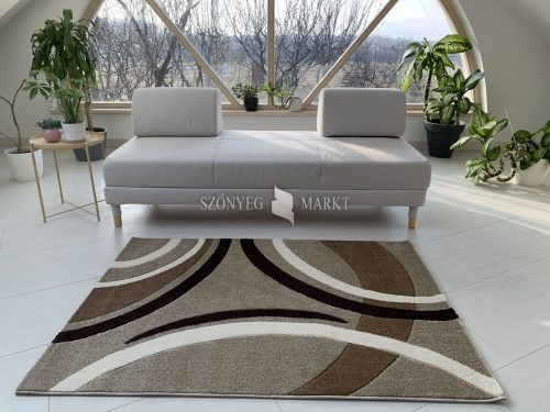 Karizma Bézs-barna hullámos 41 (Beige) szőnyeg  80x150