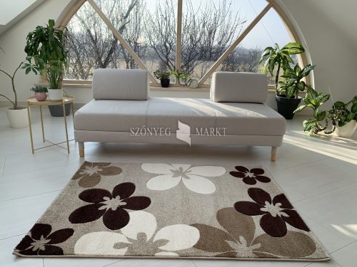 Karizma Bézs virág mintás (Beige) szőnyeg      200x290
