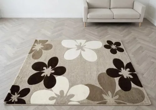 Karizma Bézs virág mintás (Beige) szőnyeg    60x220