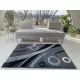 Karizma Szürke Fekete Karikás minta 146 (grey-black) szőnyeg  150x230