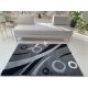 Karizma Szürke Fekete Karikás minta 146 (grey-black) szőnyeg      200x290
