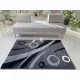 Karizma Szürke Fekete Karikás minta 146 (grey-black) szőnyeg  60x110