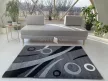 Karizma Szürke Fekete Karikás minta 146 (grey-black) szőnyeg  60x110