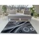 Karizma Szürke Fekete Karikás minta 146 (grey-black) szőnyeg    60x220
