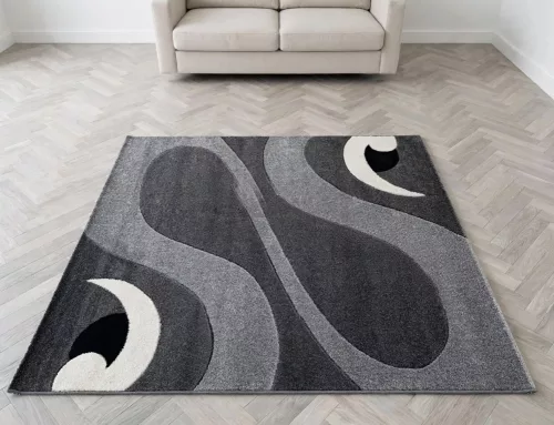 Karizma Szürke Fekete 46 (grey-black) szőnyeg  80x250