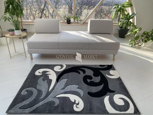 Karizma Szürke Fekete 346 (grey-black) szőnyeg  60x110