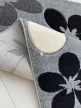 Karizma Szürke virág mintás (Grey) szőnyeg  80x250