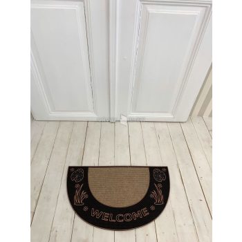 Kültéri Lábtörlő barna WELCOME katicás 45x70cm