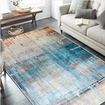 Loomi kék-színes modern szőnyeg 80x150 cm