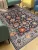 Carpetum kék alapon virágmintás vintage szőnyeg 160x230 cm