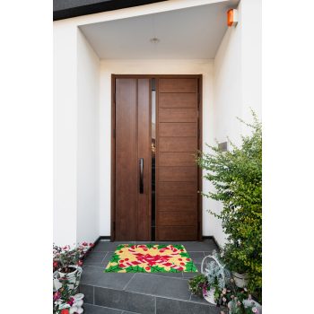 Karácsonyi mintás kókusz lábtörlő 45x75 cm