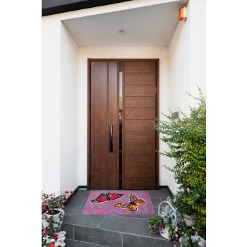 Lepke mintás kókusz lábtörlő 45x75 cm