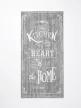 Kitchen heart szürke konyhai szőnyeg 60x180 cm