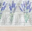 Levendula mintás konyhai szőnyeg 60x180 cm