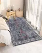Carpetum piros-kék mintás vintage szőnyeg 120x180