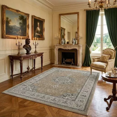 Zita 6187 krém-fehér klasszikus szőnyeg 200x290