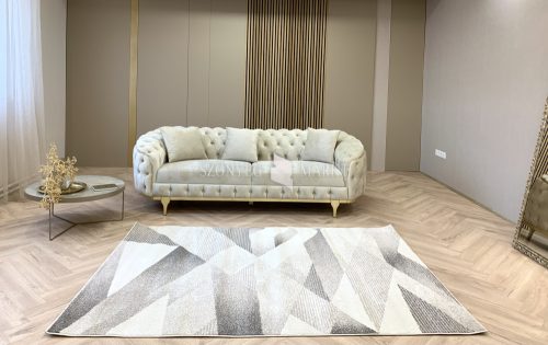 Milano Proma 8081 absztrakt mintás szőnyeg (Beige) 200x290
