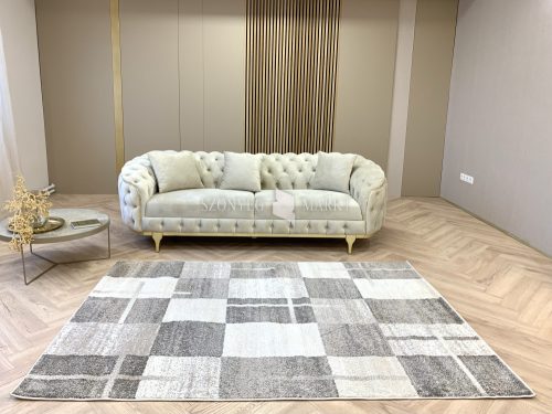 Milano Proma 5107 négyzet mintás szőnyeg (Beige) 200x290