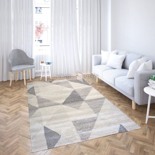 Milano Proma háromszög mintás szőnyeg (Beige) 120x170