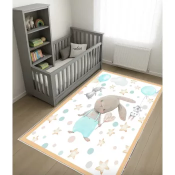 Nyuszis gyerekszőnyeg 80x150 cm