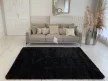 Oslo shaggy szőnyeg fekete 200x290 cm