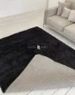 Oslo shaggy szőnyeg fekete 200x290 cm