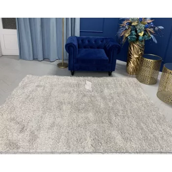 Oslo shaggy szőnyeg világosszürke 80x150 cm