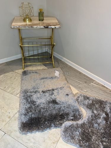 Scott Szürke kettő részből álló fürdőszobai szőnyeg szett 50x80 cm 