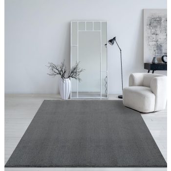Szürke plüss shaggy szőnyeg, 40x70cm, Star Shaggy