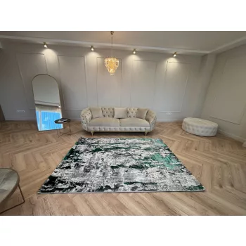 Sunset zöld-szürke design szőnyeg  200x290