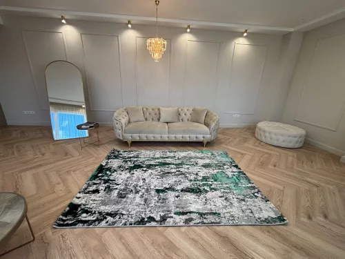 Sunset zöld-szürke design szőnyeg  200x290