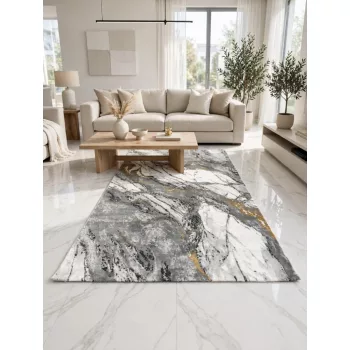 Abri szürke-arany design szőnyeg  120x170