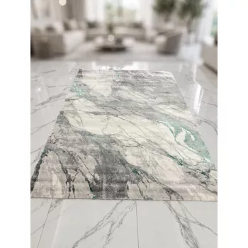 Abri szürke-zöld design szőnyeg  120x170