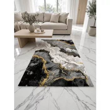 Abri szürke-arany design szőnyeg  120x170