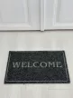 'Welcome' antracit szennyfogó szőnyeg 40x70 cm