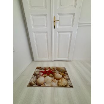 Tengericsillag, kagylókkal szennyfogó szőnyeg 50x80 cm