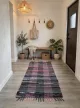 Színes rongyszőnyeg krém 60x140 cm
