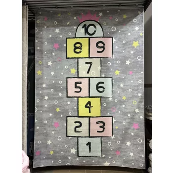 Ugróiskola szürke gyerekszőnyeg 160x230 cm