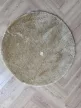 Vajpuha kerek shaggy sebano Bézs (Beige) 80x80