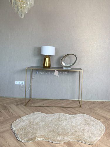 Vajpuha ovális shaggy sebano Bézs (Beige) 67x110