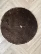 Vajpuha kerek shaggy sebano Barna (Brown) 100x100