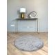 Vajpuha kerek shaggy sebano Sötétszürke (Dark grey) 100x100