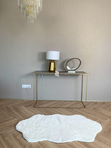 Vajpuha ovális shaggy sebano Fehér (white) 80x150