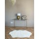 Vajpuha ovális shaggy sebano Fehér (white) 80x150