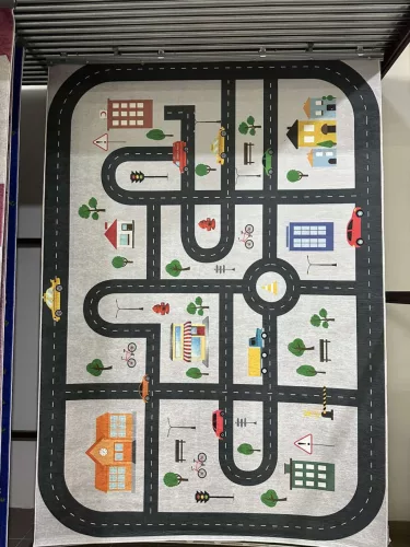 Városközpont mintás gyerekszőnyeg 160x230 cm